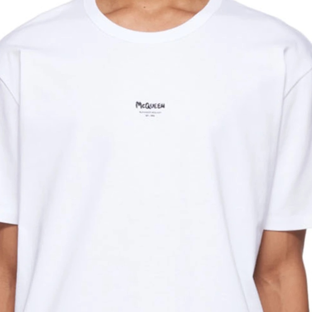 Alexander McQueen graffiti tshirt